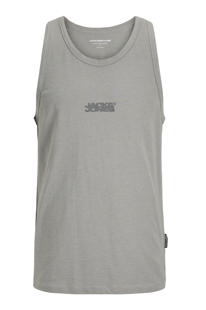 JCOSAGO SMALL LOGO SLUB TANK TOP 12276727 GRAY FLANNEL